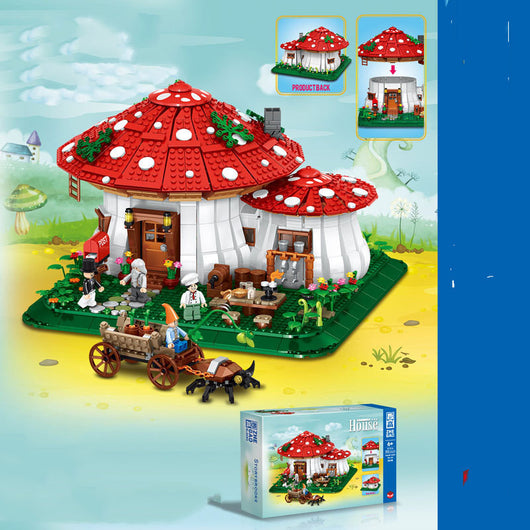 Casa de Setas con Vista Callejera - Puzzle 3D de Montaje Decorativo - Image 4