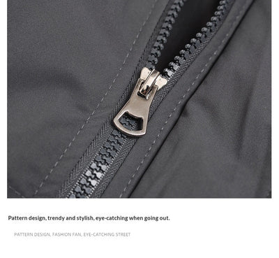 Chamarra Hoodie de Algodón Liso Estilo Americano - Image 17