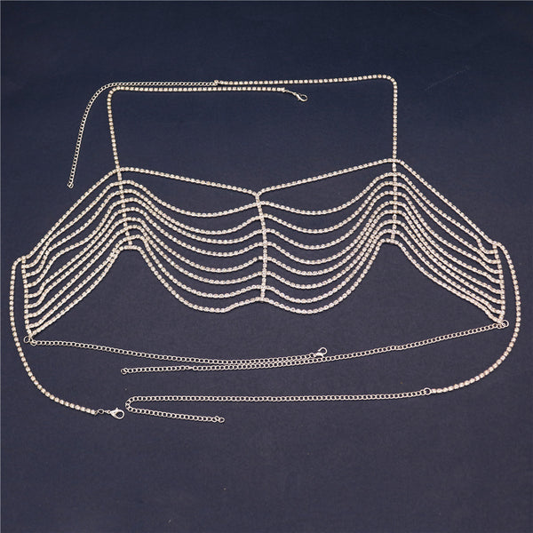 Cadena Corporal de Strass para Mujer - Sujetador Joyero - Image 4