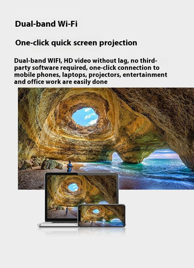 Proyector Inteligente 4K 5G con Control por Voz y Enfoque Automático - Image 13
