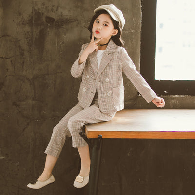 Blazer Doble Botonadura Infantil Tendencia Net Red - Image 6