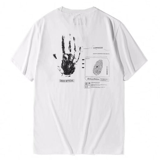 Playera Negra Cinco Cuartos Versátil para Hombre - Image 4