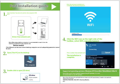 Adaptador de Red Inalámbrico Wifi 6 AX900M - Conexión Rápida sin Drivers - Image 9