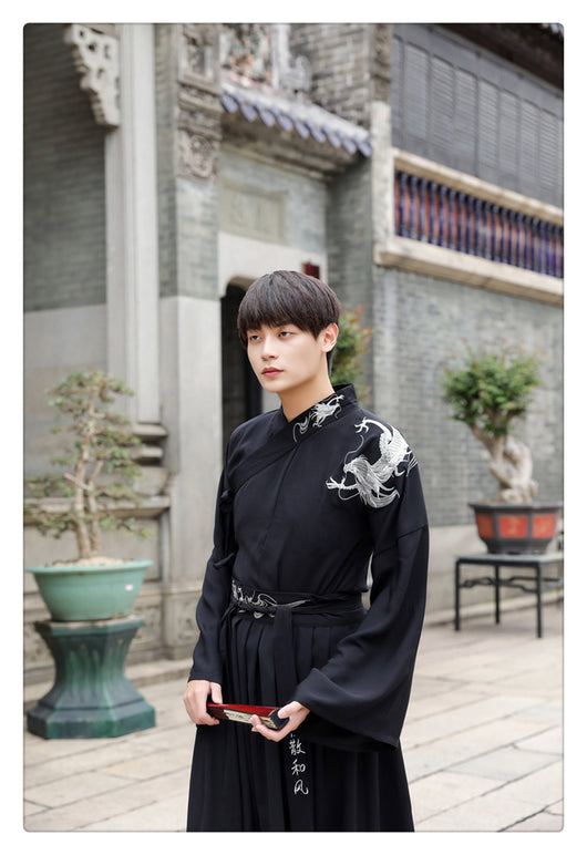 Set de Pareja Hanfu Estilo Antiguo - Conjunto Estudiante Tradicional - Image 14