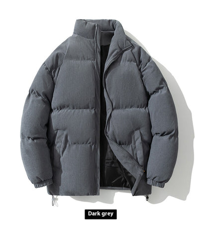 Chamarra Acolchada de Invierno para Hombre con Cuello Alto - Image 11