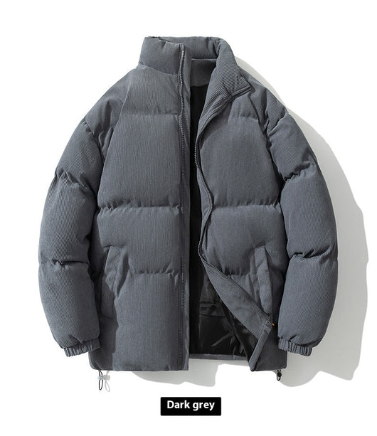 Chamarra Acolchada de Invierno para Hombre con Cuello Alto - Image 11