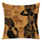 Funda de Cojín Decorativa Africana para Cama y Auto