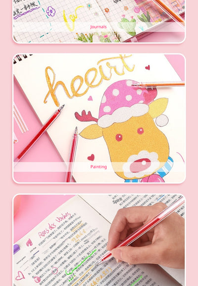Bolígrafo de Bullet Journal con Tinta Gel Brillante de Colores - Image 9