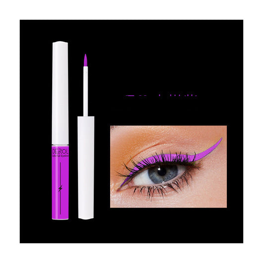 Delineador de Ojos Líquido Fluorescente UV con Efecto Brillo Nocturno