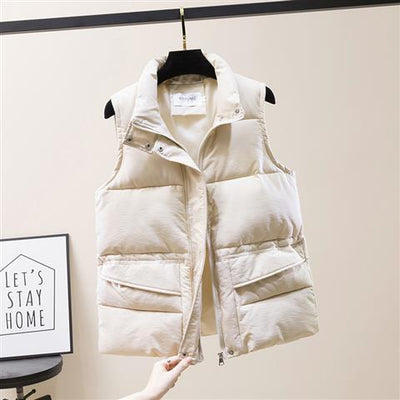 Chaleco Acolchado de Algodón para Mujer - Abrigo Otoño e Invierno - Image 8