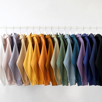 Sudadera de Algodón Pima Premium en Colores Sólidos - Image 9