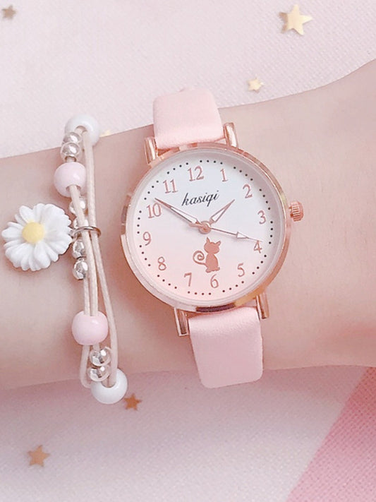 Reloj Analógico Infantil Estilo Coreano con Diseño Tierno - Image 2