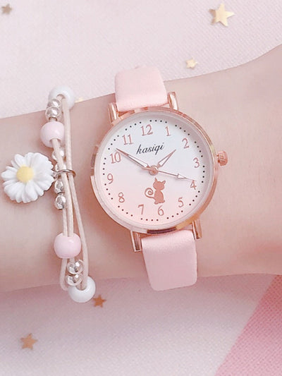 Reloj Analógico Infantil Estilo Coreano con Diseño Tierno - Image 2
