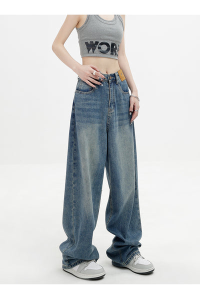 Jeans Retro Azul Holgados de Corte Recto - Image 15