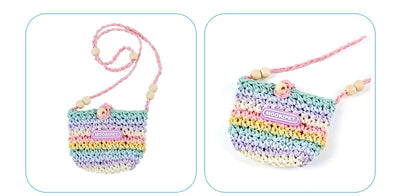 Bolsa de Viaje con Sombrero Tejido para Perros Pequeños - Estilo Vacacional - Image 8