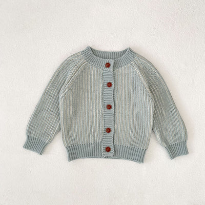 Cardigan Tejido Bicolor para Bebé con Cuello Redondo - Image 16