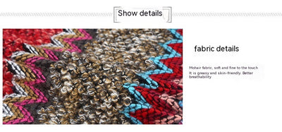 Poncho Étnico Multicolor Cálido para Otoño e Invierno - Image 28