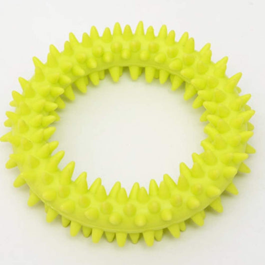 Juguete Masticable para Perros Anillo Espinado TPR - Limpieza Dental y Entrenamiento - Image 4
