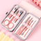 Set Profesional de 7 Cortaúñas en Acero Inoxidable