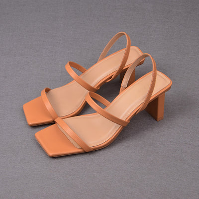 Sandalias de Tacón Cuadrado en Cuero con Diseño Minimalista - Image 19