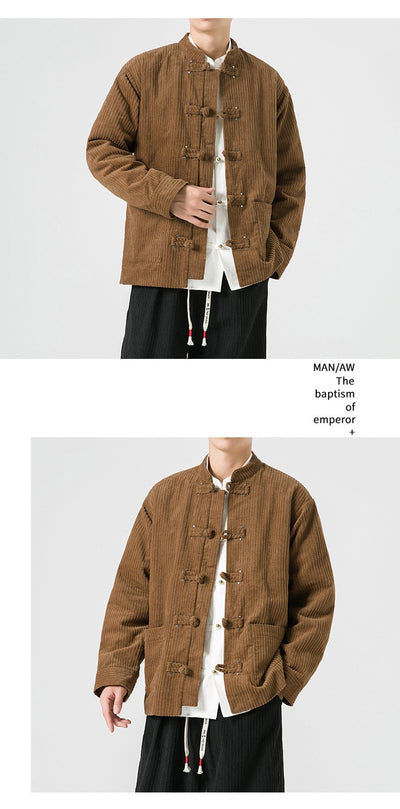 Chaqueta de Pana Han Mejorada - Abrigo Versátil de Algodón - Image 12
