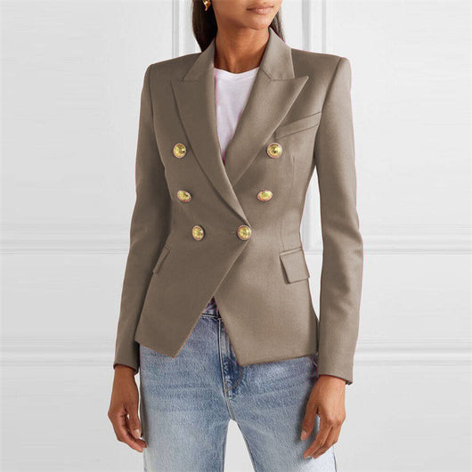 Saco Casual Elegante de Color Sólido - Image 38