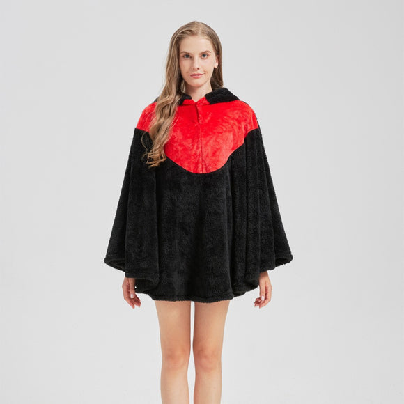 Capa Flanela Diablillo Halloween - Disfraz Infantil Cartoon