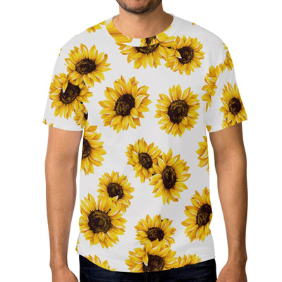 Playera Hombre Cuello Redondo Manga Corta Bloques de Color Estampado 3D - Image 9