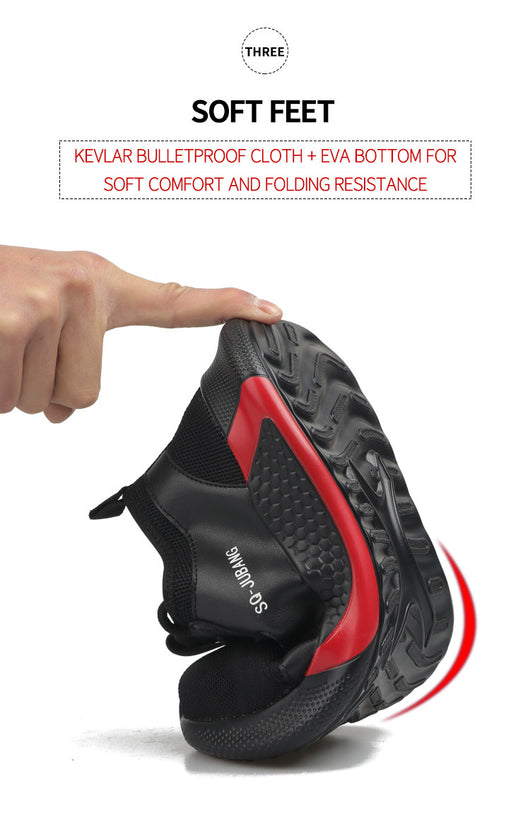 Zapatos de Seguridad Laboral con Puntera de Acero y Protección Antiperforación - Image 12