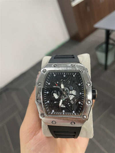 Reloj de Hombre Cilíndrico con Movimiento de Cuarzo Luminoso - Image 20