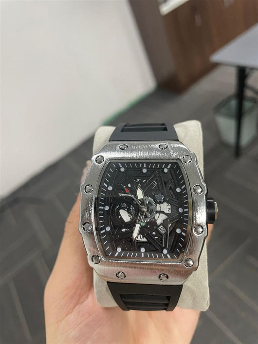 Reloj de Hombre Cilíndrico con Movimiento de Cuarzo Luminoso - Image 20