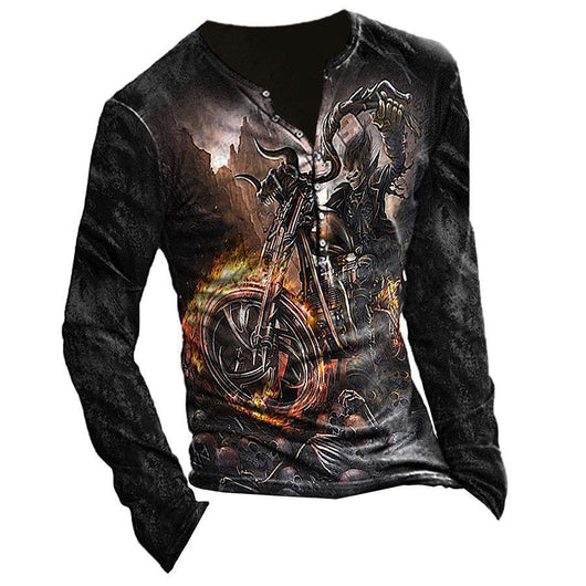 Playera Deportiva Estampada de Manga Larga para Hombre - Image 10