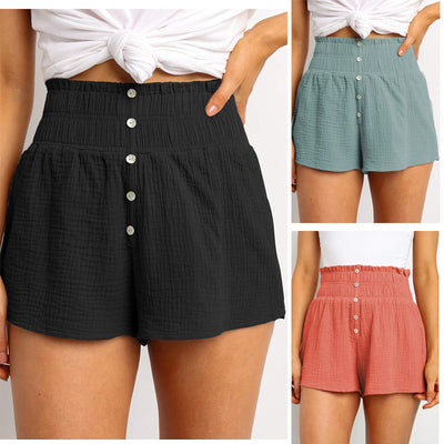 Pantalón Recto de Cintura Alta con Botones Decorativos - Image 9
