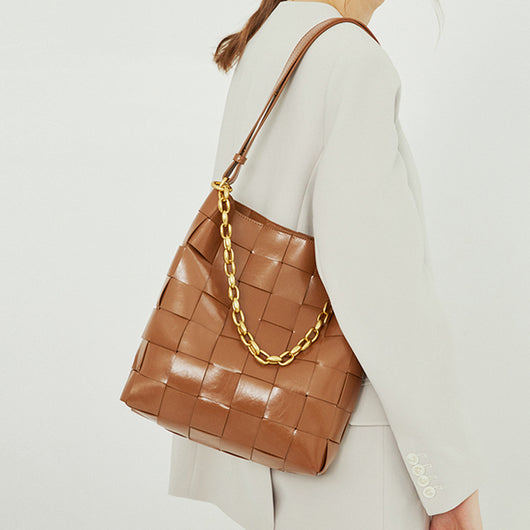 Bolso Tejido Estilo Bucket para Mujer - Diseño Moderno - Image 11