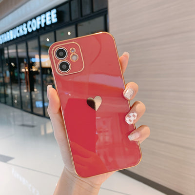 Funda Telefónica Love Side con Electroplating Brillante - Image 11