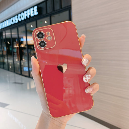 Funda Telefónica Love Side con Electroplating Brillante - Image 11