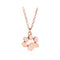 Paw Necklace Rose Dorado