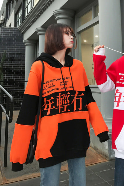 Sudadera Harajuku Oversize con Forro de Velvet - Image 8