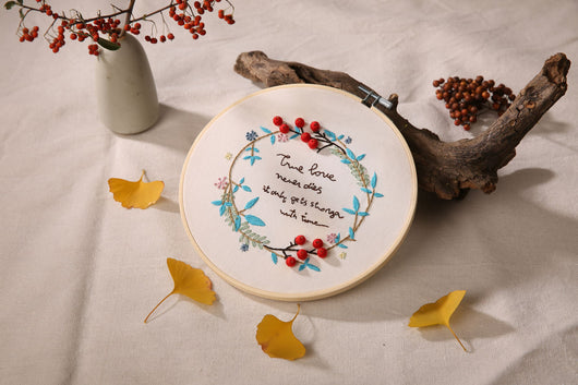 Kit Completo de Bordado en Tela con Flores y Plantas - Set de Costura DIY - Image 7
