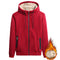 Cardigan con Capucha de Cachemir para Hombre Talla Grande - Abrigo Cálido de Terciopelo de Cordero