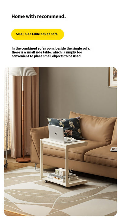 Mesa Auxiliar de Madera Maciza con Almacenamiento Removible - Image 25