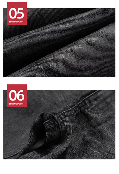 Pantalones Negros de Pierna Ancha con Corte Slim - Image 15