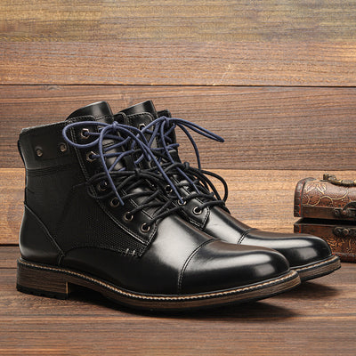 Botas de Trabajo Altas de Cuero para Hombre - Image 11