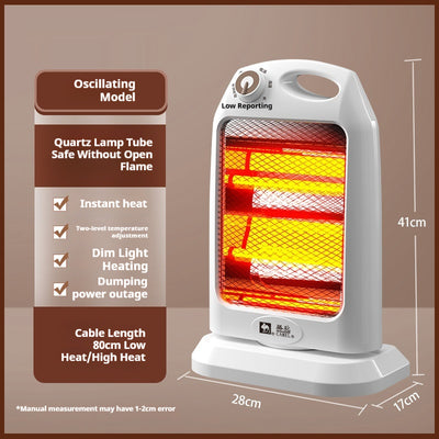 Calefactor Eléctrico Compacto Oscilante para Escritorio, Hogar y Baño - Image 6