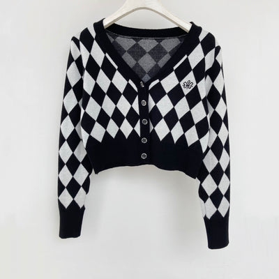 Cardigan Holgado Estilo Universitario para Mujer - Image 26