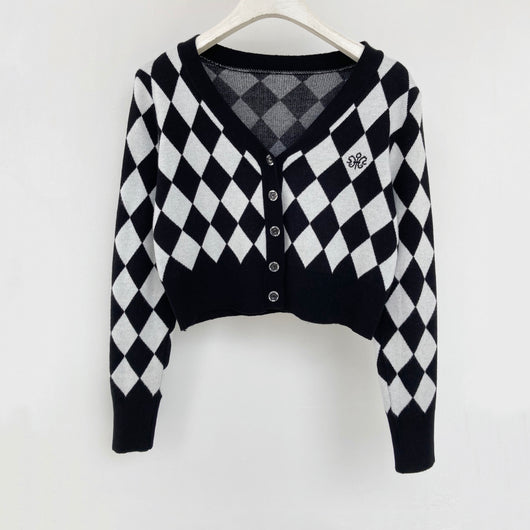 Cardigan Holgado Estilo Universitario para Mujer - Image 26