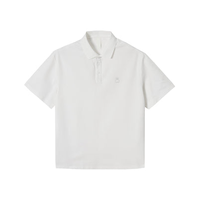 Polo Shirt Perla con Textura Embossing para Hombre - Image 4