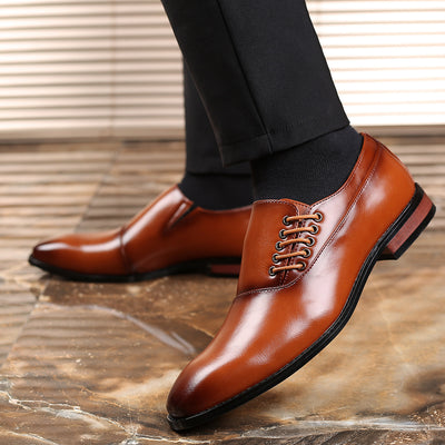 Zapatos Hombre Talla Grande Puntera Cuadrada Estilo Japonés - Image 13
