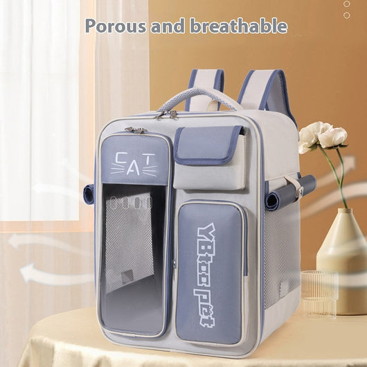 Mochila Transportín para Gatos - Diseño Versátil Todo Clima - Image 3