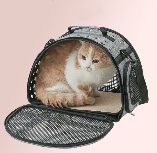 Bolsa Transportadora para Gatos con Bandolera - Ideal para Viajes